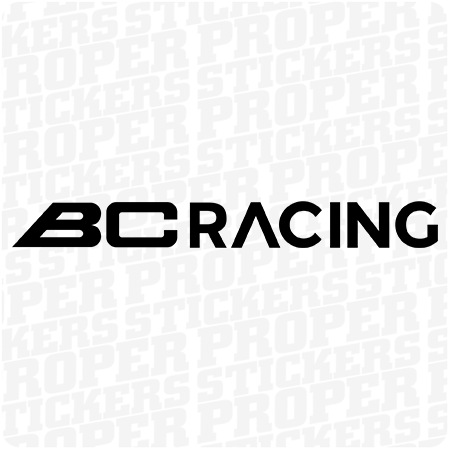 BC Racing naklejka